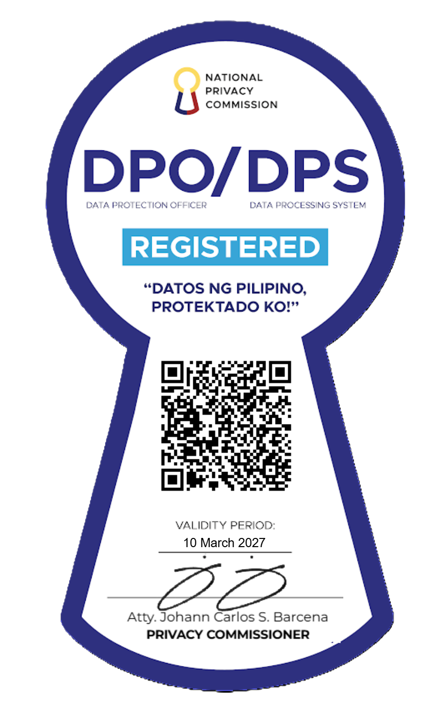 NPC DPO/DPS Registered Seal